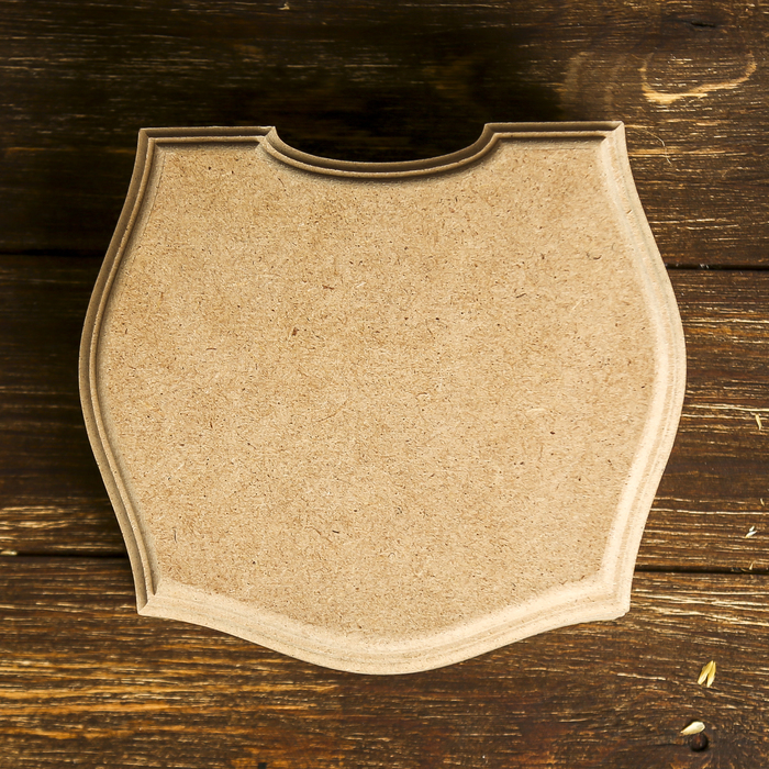 Шкатулка фигурная для декора "Малахит" из МДФ 18,5х17х7,5 см