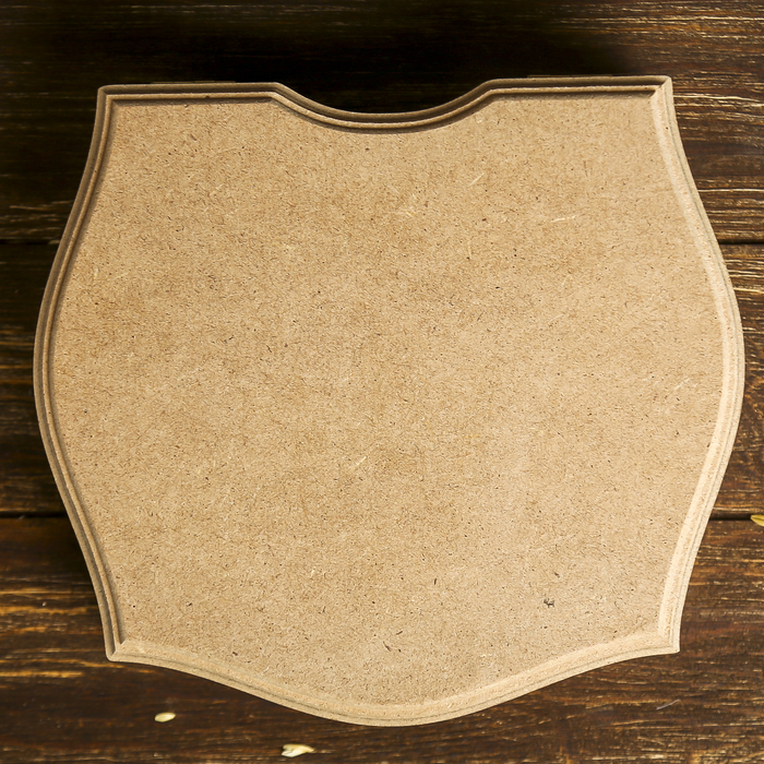 Шкатулка фигурная для декора "Малахит" из МДФ 24,5х22х7,6 см