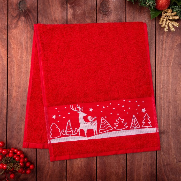 Подарочный набор "Новогодняя сказка" кружка 350 мл, полотенце 30х70 см