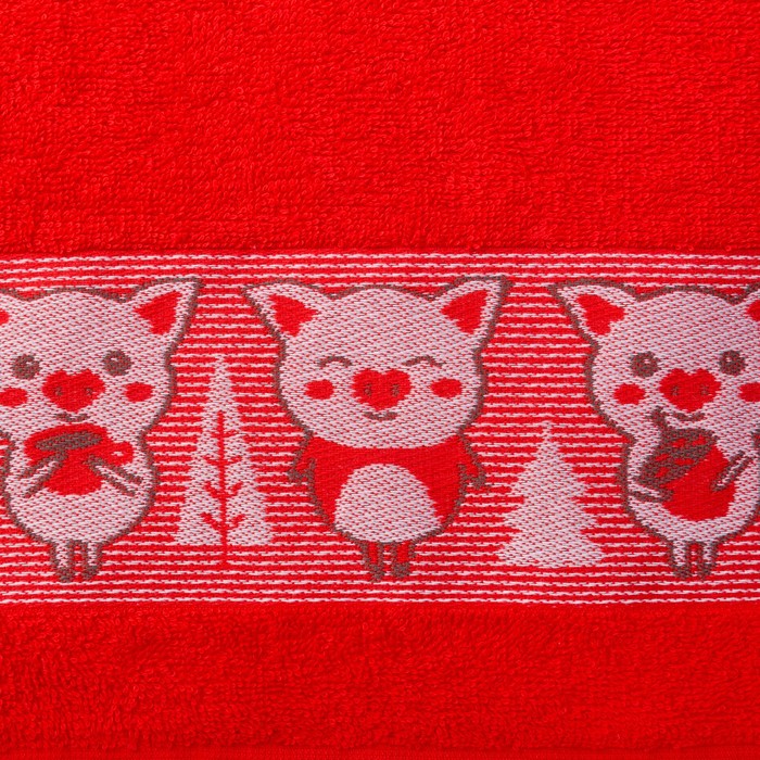 Подарочный набор "Поросята" кружка 350 мл, полотенце 30х70 см