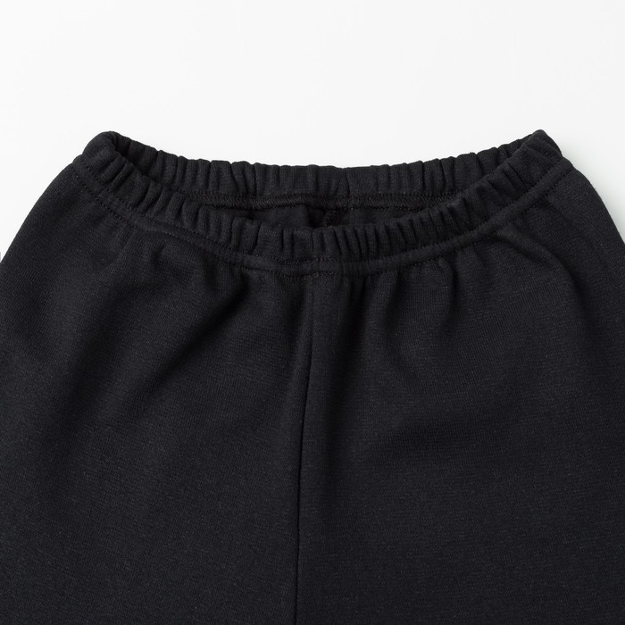 Леггинсы для девочки 1254 (термобелье), черный, рост 140-146