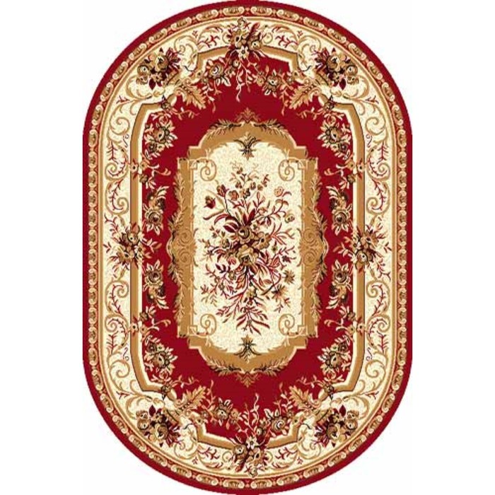 Ковёр БЦФ ПП LAGUNA 5439, 2,5 × 4,5 м, овал, RED