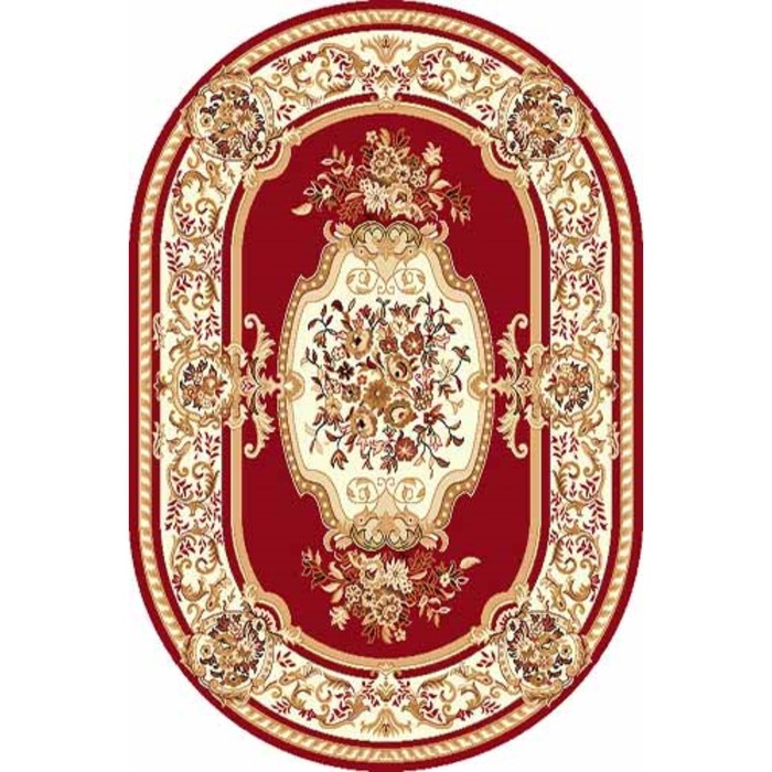 Ковёр БЦФ ПП LAGUNA 5602, 1,4 × 2 м, овал, BEIGE