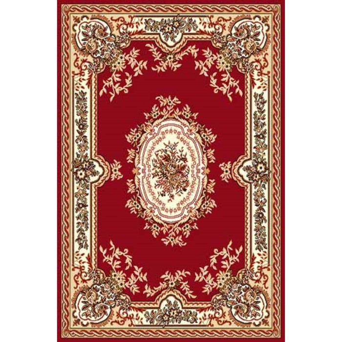 Ковёр БЦФ ПП LAGUNA d015, 1 × 2 м, прямоугольный, RED