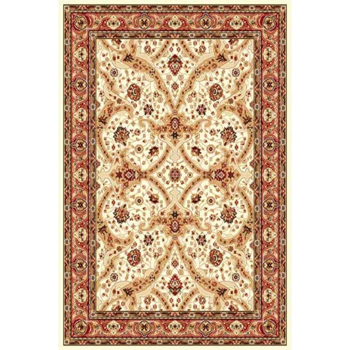 Ковёр БЦФ ПП LAGUNA d140, 2 × 4 м, прямоугольный, CREAM-RED