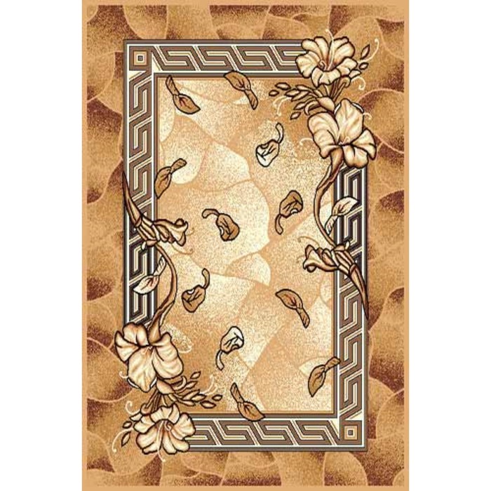 Ковёр БЦФ ПП LAGUNA d201, 2,5 × 4,5 м, прямоугольный, BEIGE