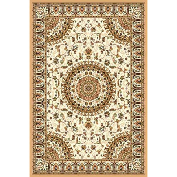 Ковёр БЦФ ПП LAGUNA d409, 1,5 × 4 м, прямоугольный, CREAM