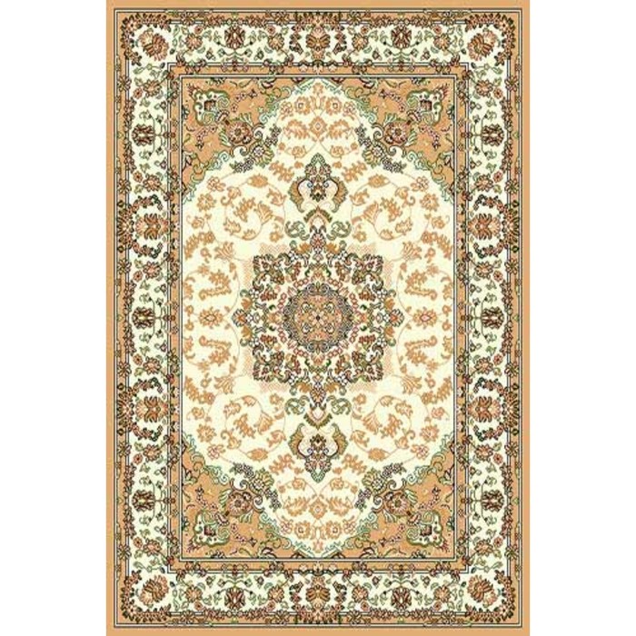 Ковёр БЦФ ПП LAGUNA d412, 1,5 × 3 м, прямоугольный, CREAM