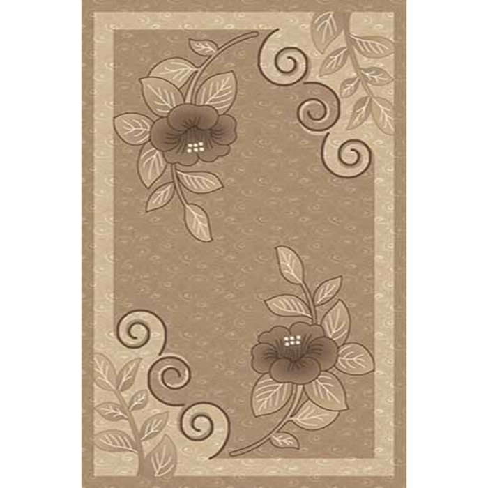 Ковёр Карвинг Хит-сет MEGA CARVING 4784, 0,8 × 1,5 м, прямоугольный, BEIGE