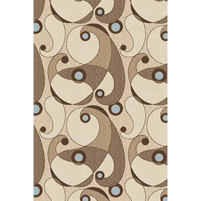 Ковёр Карвинг Хит-сет MEGA CARVING 8435, 1,5 × 2,3 м, прямоугольный, CREAM