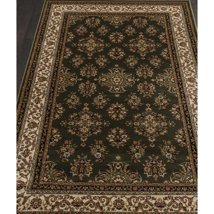 Ковёр Хит-Сет ПП OLYMPOS d064, 0,8 × 1,5 м, прямоугольный, GREEN