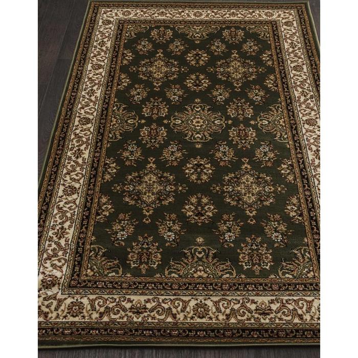 Ковёр Хит-Сет ПП OLYMPOS d064, 1,5 × 2,3 м, прямоугольный, GREEN