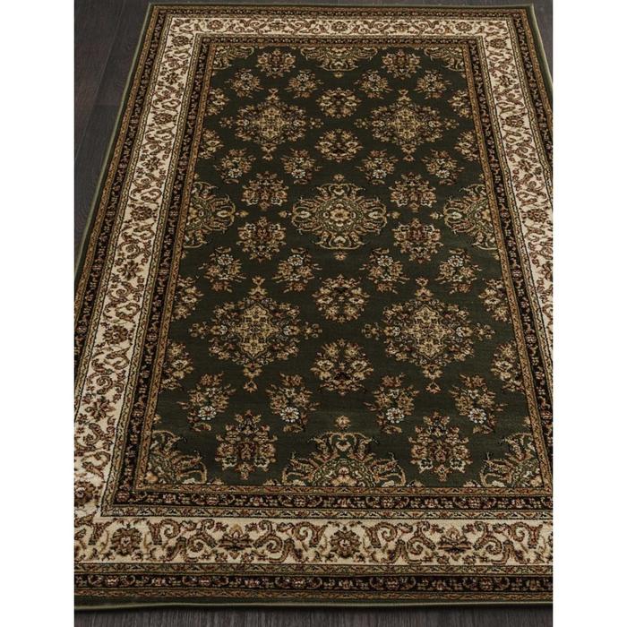 Ковёр Хит-Сет ПП OLYMPOS d064, 1 × 2 м, прямоугольный, GREEN