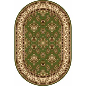 

Овальный ковёр Olympos d064, 200 х 300 см, цвет green