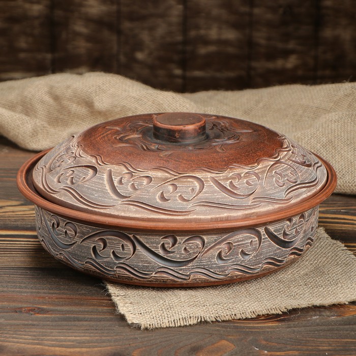 Сковородка "Резные треугольники", большая, 1,5 л