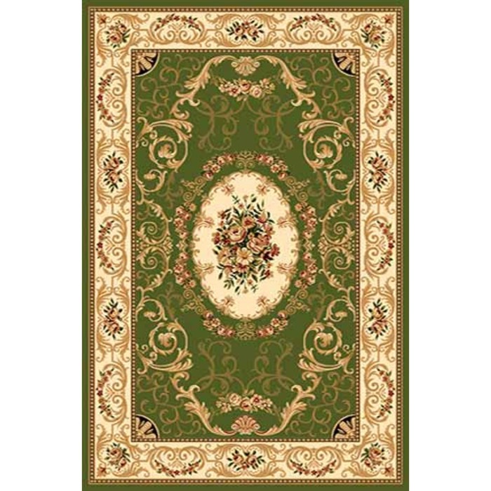 Ковёр Хит-Сет ПП OLYMPOS d066, 1,5 × 3 м, прямоугольный, GREEN