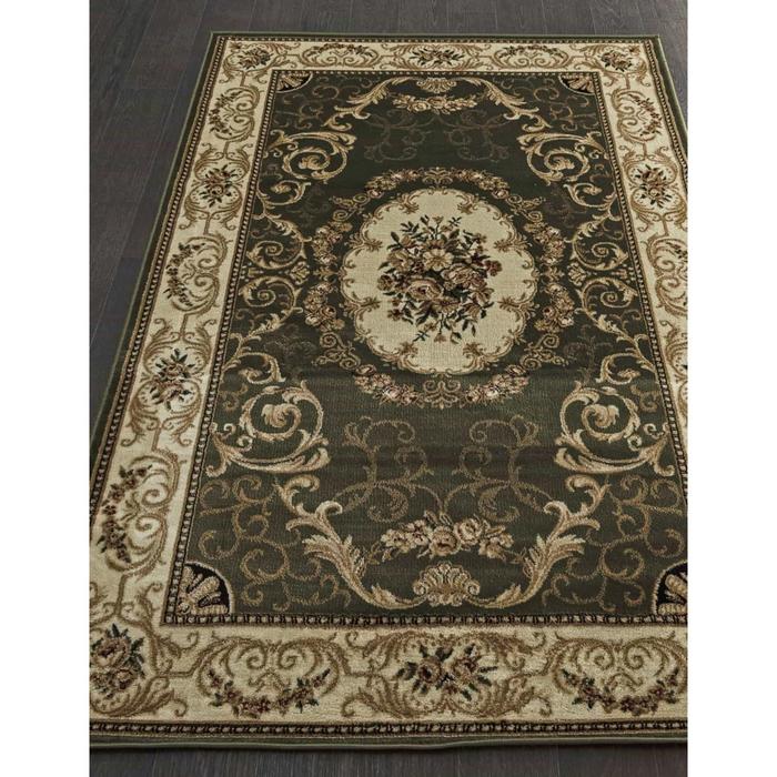 Ковёр Хит-Сет ПП OLYMPOS d066, 3 × 4 м, прямоугольный, GREEN