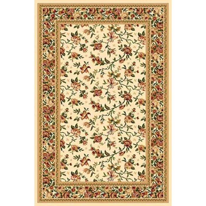 Ковёр Хит-Сет ПП OLYMPOS d387, 0,6 × 1,1 м, прямоугольный, CREAM