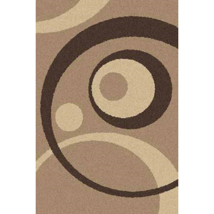 Ковёр Фризе ПП PLATINUM t151, 1 × 2 м, прямоугольный, DARK BEIGE