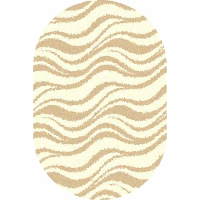 Ковёр SHAGGY ULTRA s609, 1 × 2 м, овал, CREAM-BEIGE