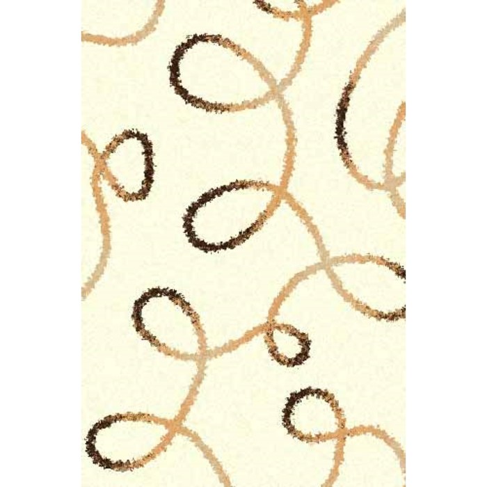 Ковёр SHAGGY ULTRA s612, 1,5 × 2,3 м, прямоугольный, CREAM