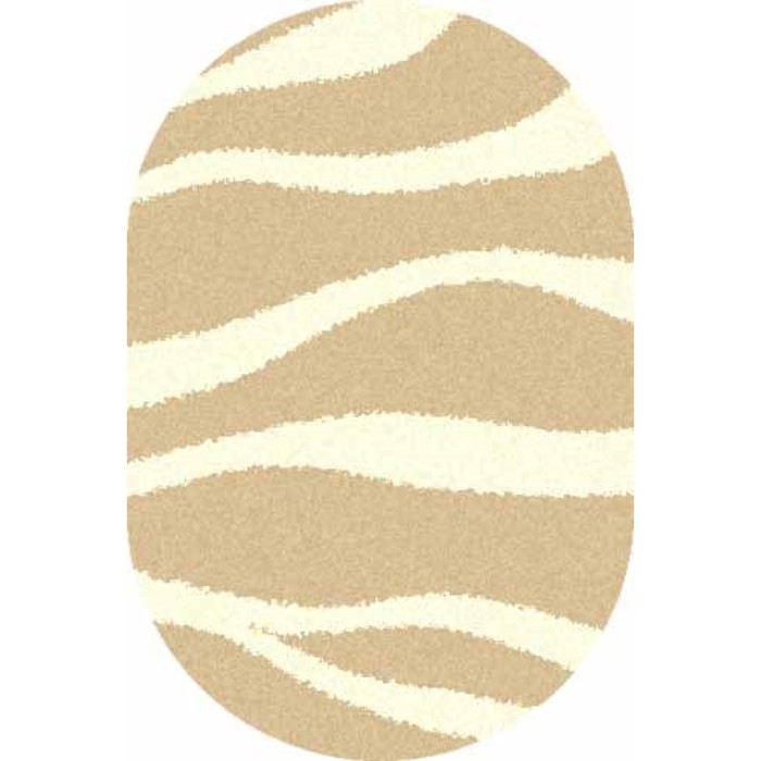 Ковёр SHAGGY ULTRA s613, 1,5 × 3 м, овал, BEIGE