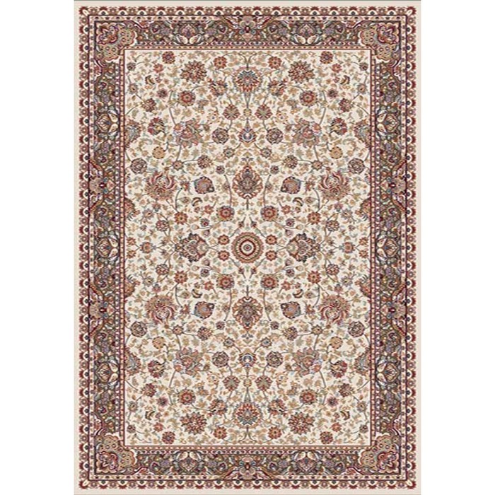 Ковёр Хит-Сет ПП SHAHREZA d203, 0,8 × 1,33 м, прямоугольный, CREAM-BROWN