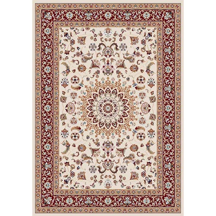 Ковёр Хит-Сет ПП SHAHREZA d210, 1,6 × 3 м, прямоугольный CREAM-RED