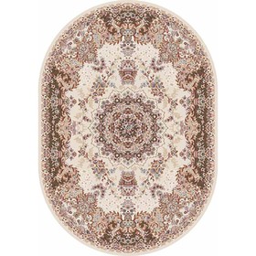

Овальный ковёр Shahreza d211, 120 х 170 см, цвет cream-brown