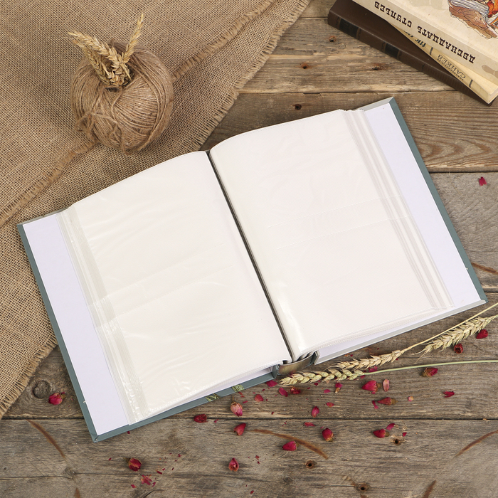 Фотоальбом «Башня и цветы» на 200 фото, 10 × 15 см, в коробке, МИКС