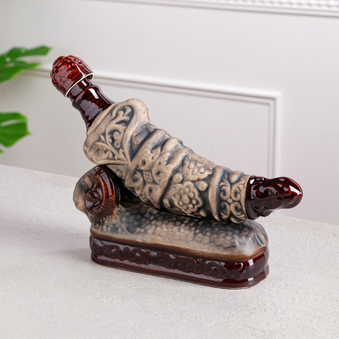 Штоф с рюмками "Кинжал" 7 предметов, шамот, 0,3 л