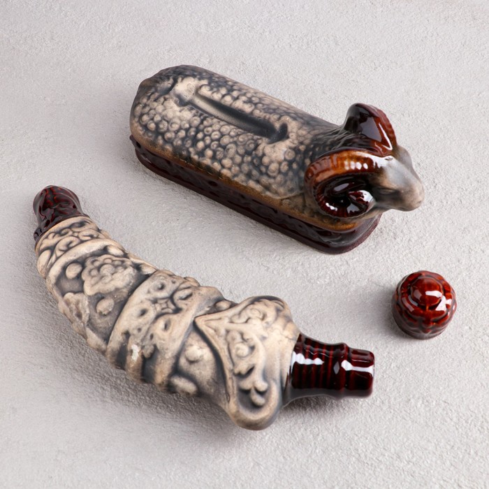 Штоф с рюмками "Кинжал" 7 предметов, шамот, 0,3 л