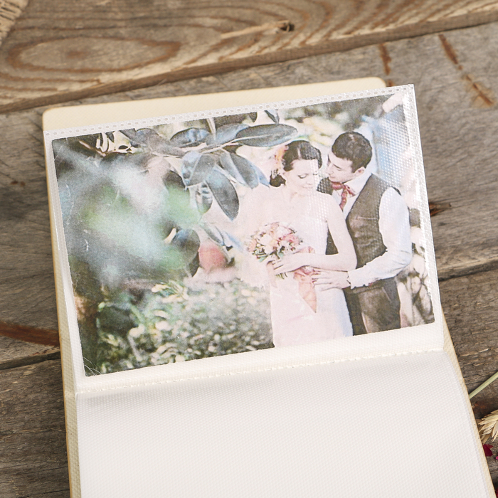 Фотоальбом на 100 фото 10х15 см "Роза" кожзам МИКС 17х13х5 см