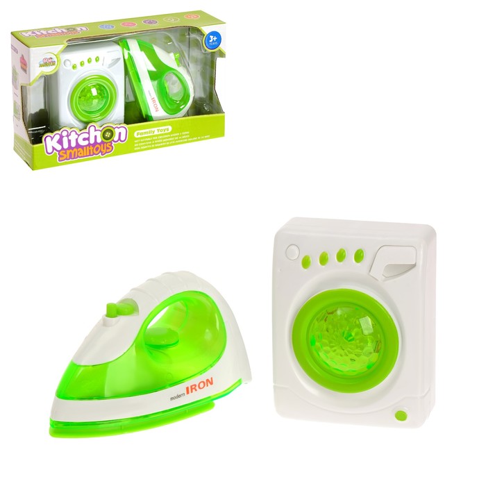 Набор бытовой техники «Чистый дом»: стиральная машинка, утюг
