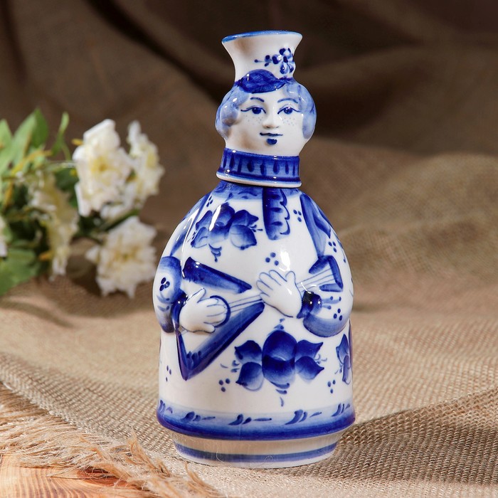 Штоф "Матрен", 0,5, гжель, фарфор