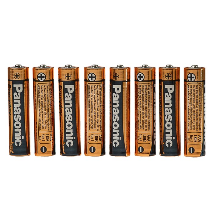 Батарейка алкалиновая Panasonic Alkaline Power, Цирк дю Солей, ААА, LR3-8BL, блистер, 8 шт