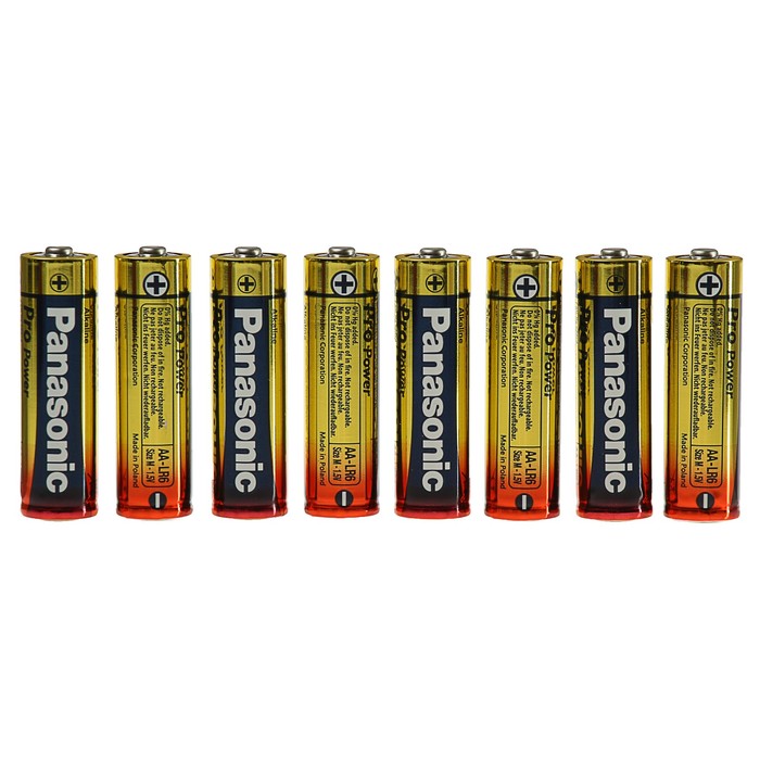 Батарейка алкалиновая Panasonic Pro Power, Цирк дю Солей, АА, LR6-8BL, блистер, 8 шт