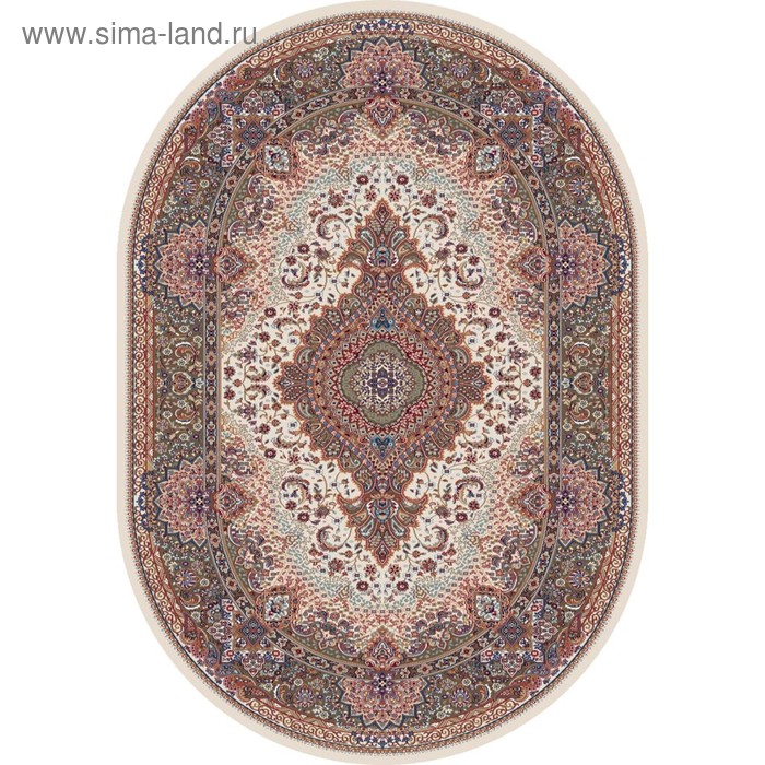 

Ковёр овальный Merinos Shahreza, размер 240x500 см, цвет cream-brown mр