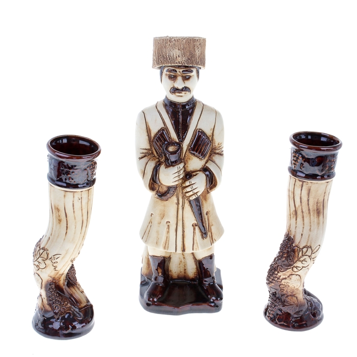 Штоф с рюмками "Тамада" 3 предмета, 0,7 л