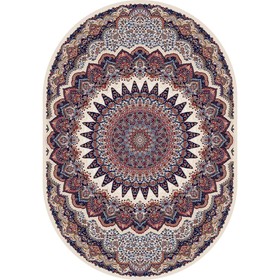 

Ковёр овальный Shahreza d417, размер 200 х 400 см, цвет cream-navy