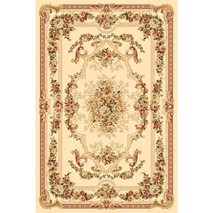 Ковёр Хит-Сет ПП VALENCIA 4015, 0,8 × 1,5 м, прямоугольный, CREAM