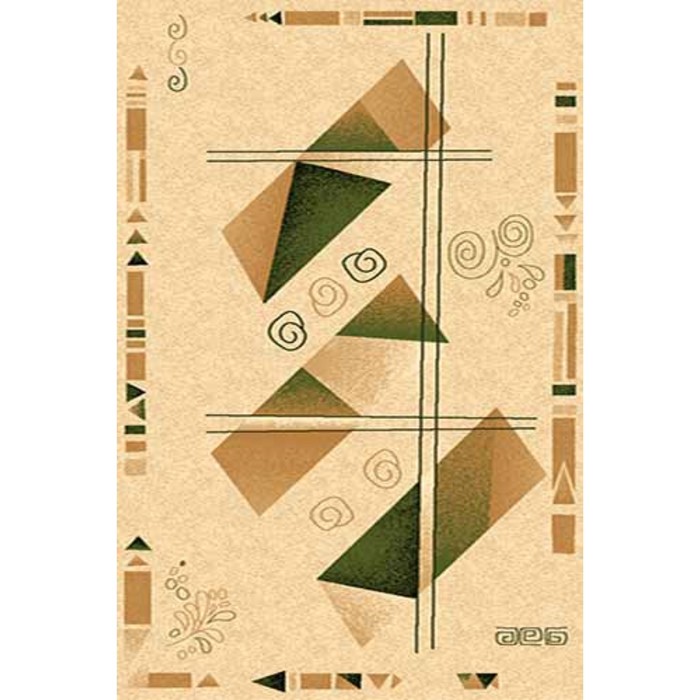 Ковёр Хит-Сет ПП VALENCIA 5383, 0,8 × 1,5 м, прямоугольный, CREAM