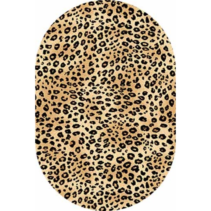 Ковёр Хит-Сет ПП VALENCIA d107, 1,5 × 3 м, овал, BEIGE