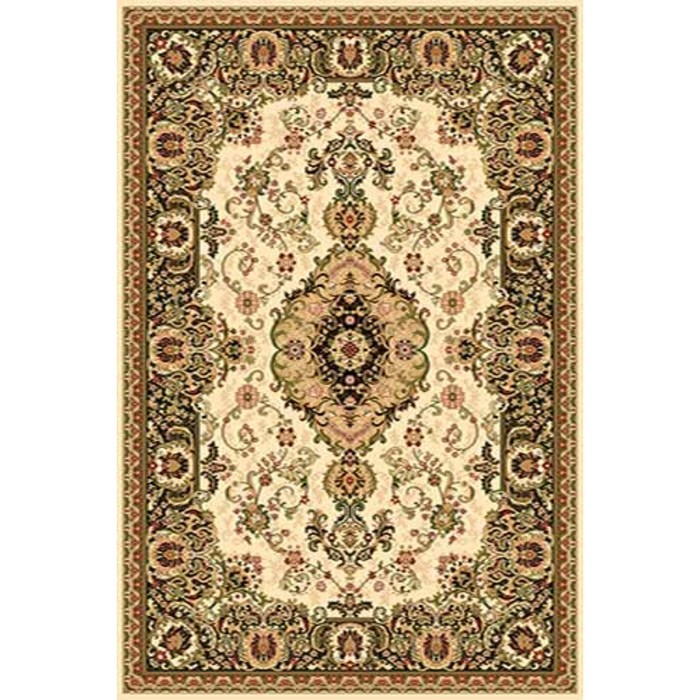 Ковёр Хит-Сет ПП VALENCIA d286, 0,8 × 1,5 м, прямоугольный, CREAM