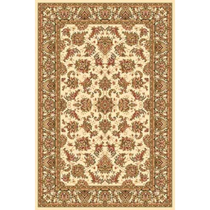 Ковёр Хит-Сет ПП VALENCIA d401, 2 × 3 м, прямоугольный, CREAM