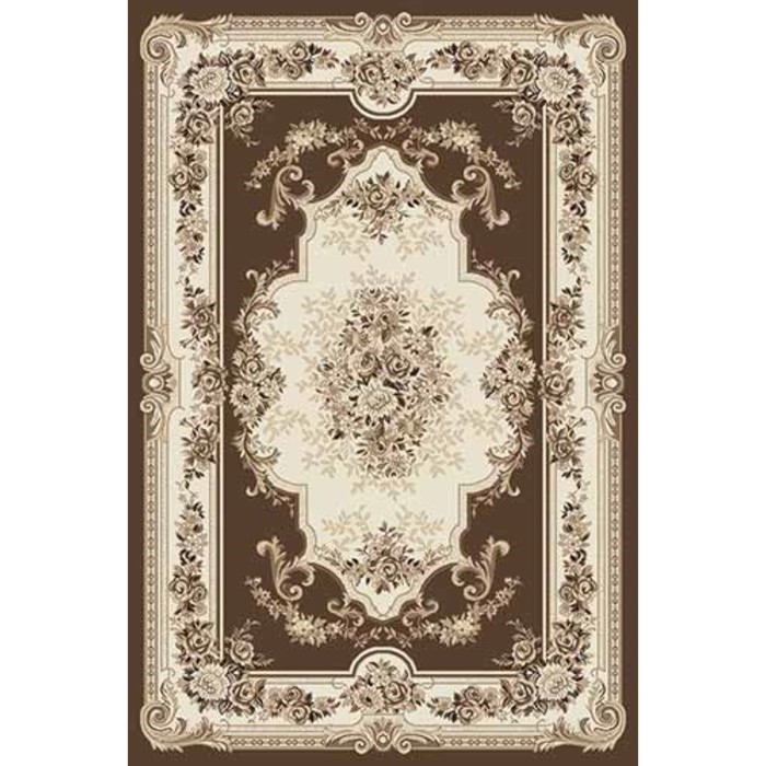 Ковёр Хит-Сет ПП VALENCIA DELUXE 4015, 1,5 × 2,3 м, прямоугольный, BROWN