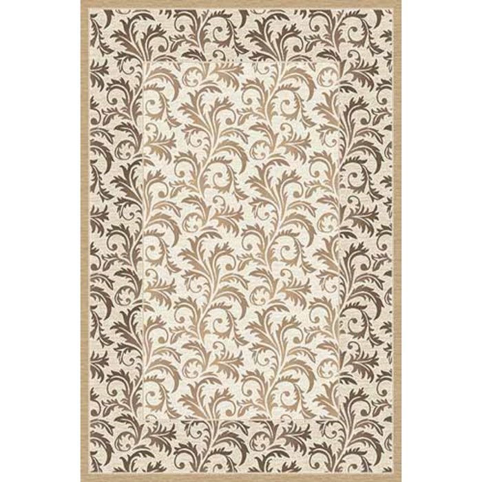 Ковёр Хит-Сет ПП VALENCIA DELUXE d327, 1 × 2 м, прямоугольный, CREAM-BROWN