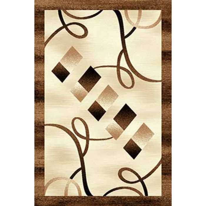 Ковёр Карвинг Фризе VISION DELUXE d054, 1,5 × 2,3 м, прямоугольный, BEIGE