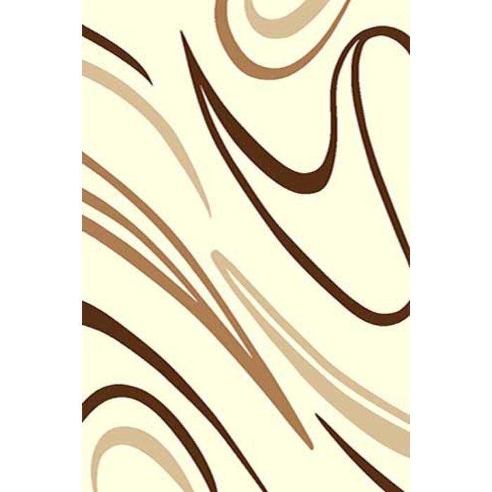 Ковёр Карвинг Фризе VISION DELUXE v804, 1 × 3 м, прямоугольный, CREAM