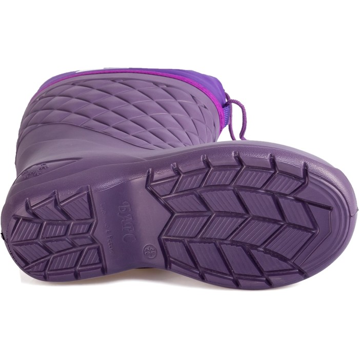 Сапоги женские «Панда» из ЭВА с утеплителем, размер 37-38, цвет фиолетовый